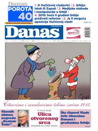 Danas - broj 6302-6305, 31. dec 2014.