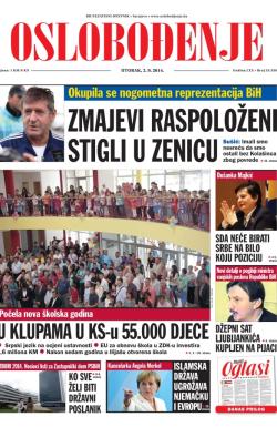 Oslobođenje - broj 24.336, 2. sep 2014.