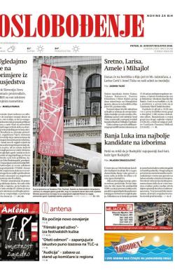 Oslobođenje - broj 25042, 12. avg 2016.
