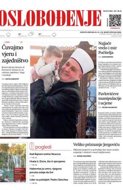 Oslobođenje - broj 28170, 21. mar 2026.