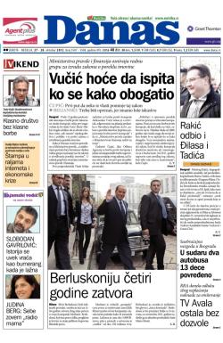Danas - broj 5507-5508, 27. okt 2012.
