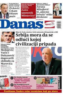 Danas - broj 7495-7496, 7. apr 2018.