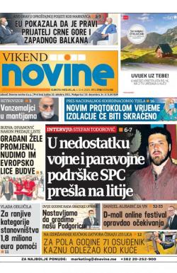 Dnevne novine - broj 2747, 1. avg 2020.