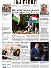 Politika - broj 40110, 5. avg 2025.