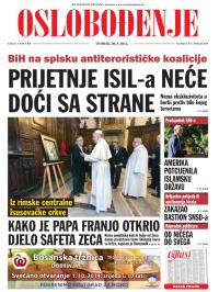 Oslobođenje - broj 24.364, 30. sep 2014.