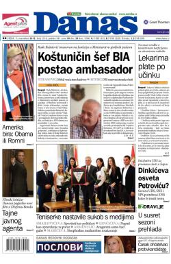 Danas - broj 5518, 7. nov 2012.
