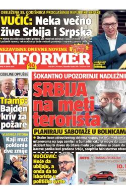 Informer - broj 3875, 10. jan 2025.