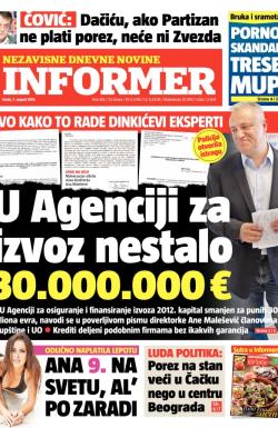 Informer - broj 383, 7. avg 2013.