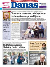 Danas - broj 6917, 6. sep 2016.