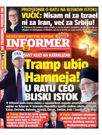 Informer - broj 4220, 2. mar 2026.