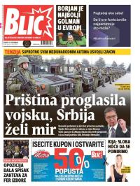 Blic - broj 7844, 15. dec 2018.
