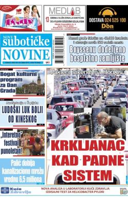 Nove Subotičke novine - broj 130, 30. avg 2019.