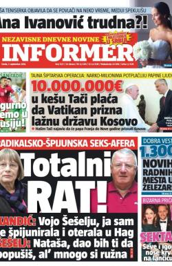 Informer - broj 1327, 7. sep 2016.