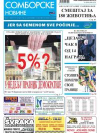 Somborske novine - broj 3226, 21. apr 2016.
