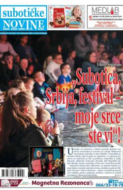 Nove Subotičke novine - broj 287, 23. sep 2022.