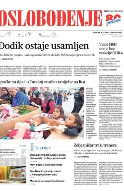 Oslobođenje - broj 27271, 11. apr 2023.