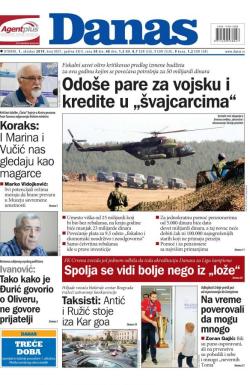 Danas - broj 8037, 1. okt 2019.