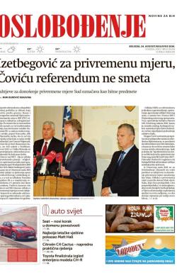 Oslobođenje - broj 25054, 24. avg 2016.