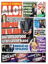 Alo - broj 2607, 30. maj 2015.