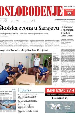 Oslobođenje - broj 26470, 1. sep 2020.