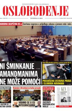 Oslobođenje - broj 24.492, 5. feb 2015.