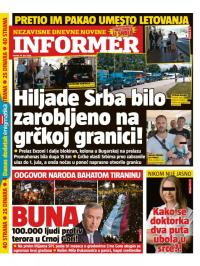 Informer - broj 2476, 16. jun 2020.