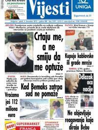 Vijesti - broj 5597, 6. dec 2013.
