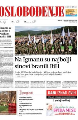 Oslobođenje - broj 26107, 3. avg 2019.