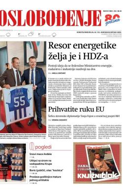 Oslobođenje - broj 27198, 14. jan 2023.
