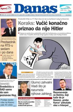 Danas - broj 7723, 21. nov 2018.