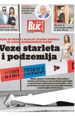 Blic - broj 7656, 10. jun 2018.