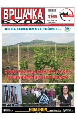 Vršačka kula - broj 1168, 11. maj 2018.