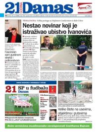 Danas - broj 7564, 15. jun 2018.