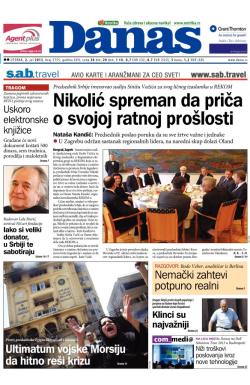 Danas - broj 5755, 2. jul 2013.