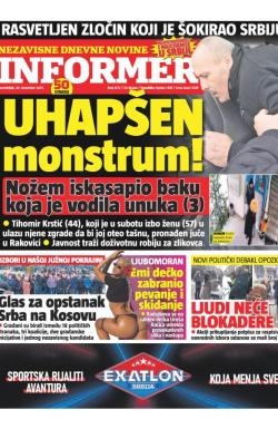 Informer - broj 4172, 29. dec 2025.