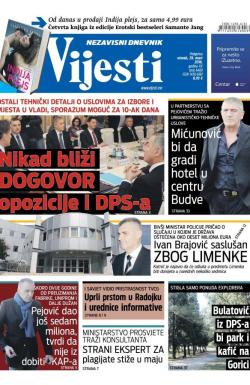 Vijesti - broj 6469, 29. mar 2016.