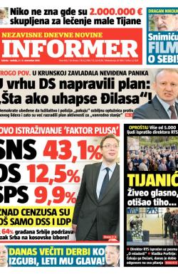 Informer - broj 458, 2. nov 2013.