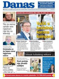 Danas - broj 8226, 7. apr 2020.