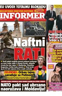 Informer - broj 3053, 5. maj 2022.
