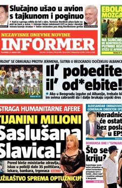 Informer - broj 745, 13. okt 2014.