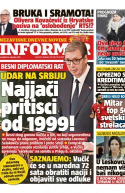 Informer - broj 3176, 26. sep 2022.