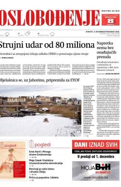 Oslobođenje - broj 25874, 8. dec 2018.
