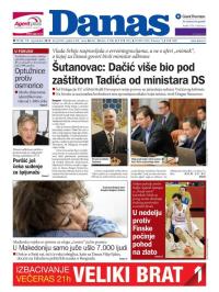 Danas - broj 6556, 11. sep 2015.