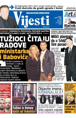 Vijesti - broj 6086, 7. mar 2015.