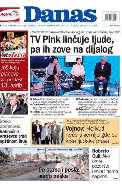 Danas - broj 7856, 3. apr 2019.