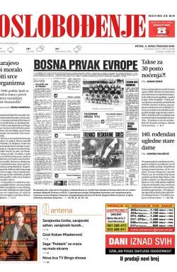 Oslobođenje - broj 25989, 5. apr 2019.