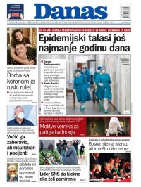 Danas - broj 8453, 20. nov 2020.