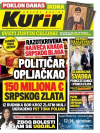 Kurir - broj 1320, 8. okt 2017.