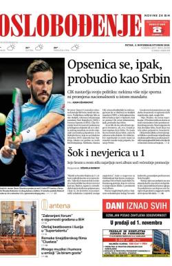 Oslobođenje - broj 25839, 2. nov 2018.
