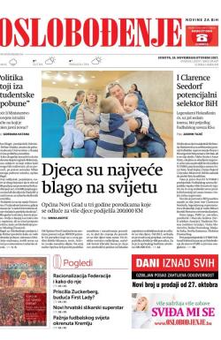 Oslobođenje - broj 25497, 18. nov 2017.
